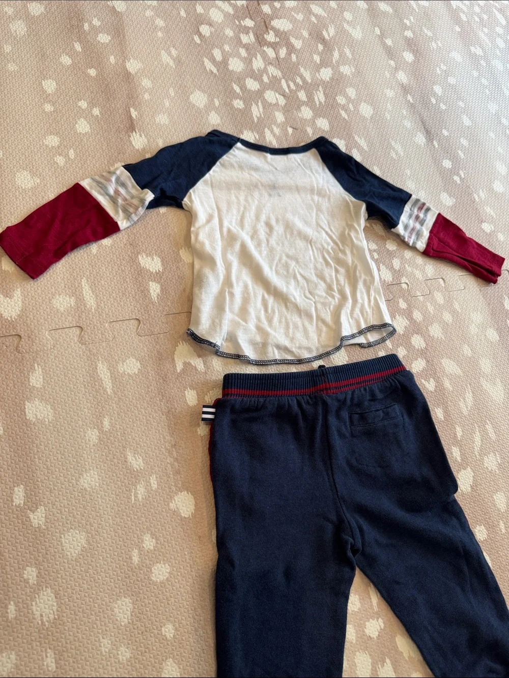 Splendid Boys 18-24M Matching Outfit Raglan Tee & Jogger Sweatpants Set